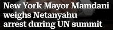 mamdani to arret
netanyahu in nyc