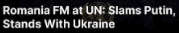 romania confronts
putin